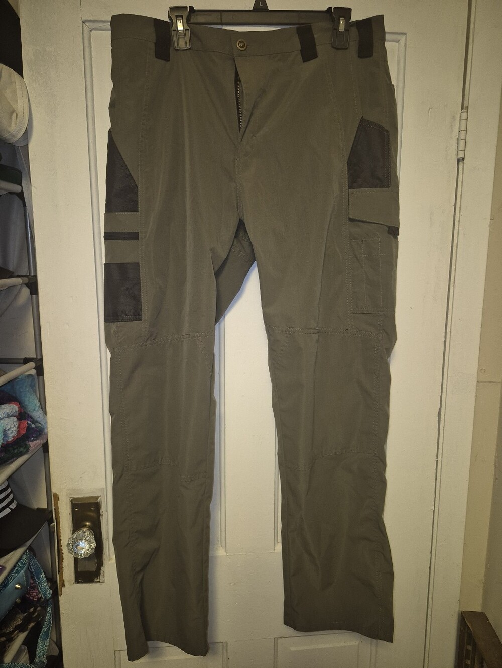 Flexcamo Tactical Waterproof Men's Tactical Cargo Pants - Olive Green